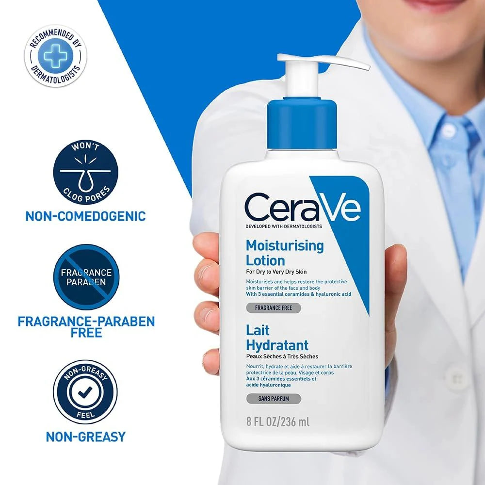 CeraVe Moisturising Lotion For Dry to very Dry Skin - 236ml