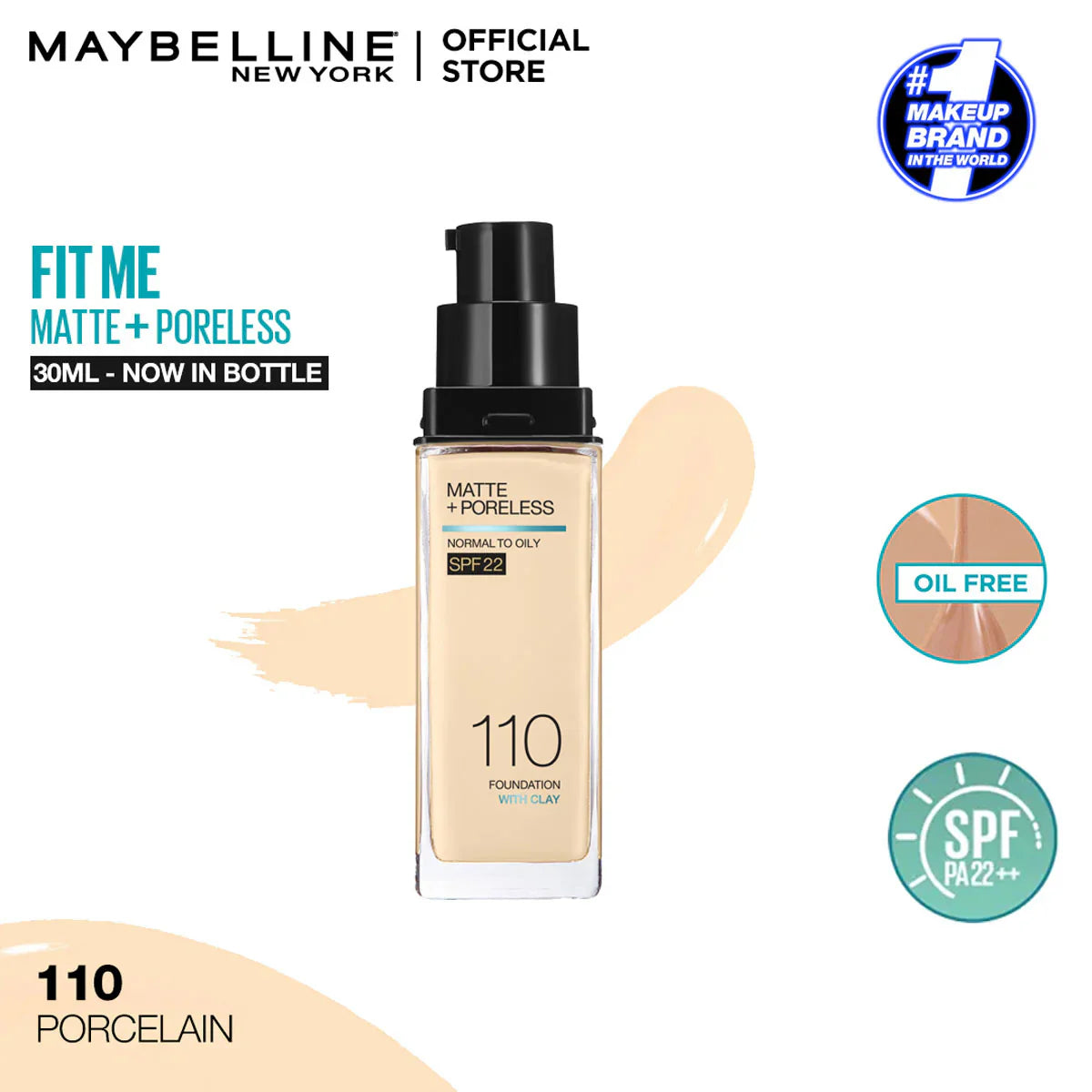 Maybelline - Fit Me Matte + Poreless Liquid Foundation