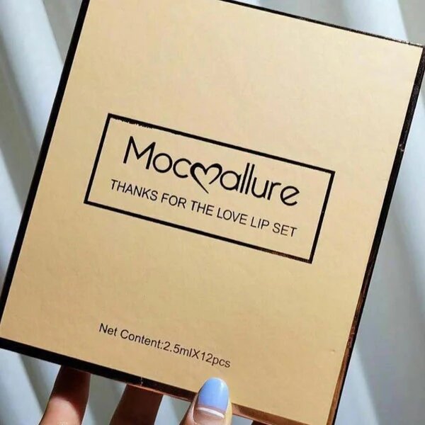 MocAllure 12 PC Matte Lip Gloss Set