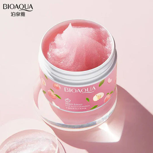 Bioaqua peach extract exfoliating face gel cream
