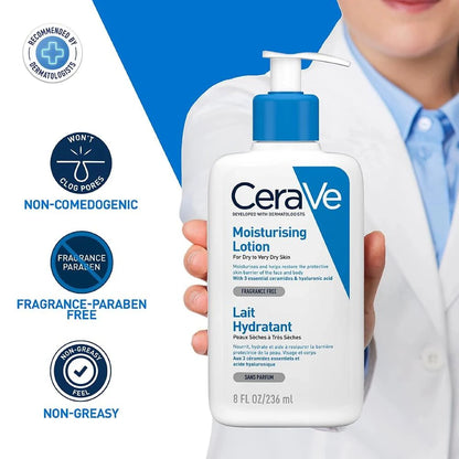 CeraVe Moisturising Lotion For Dry to very Dry Skin - 236ml