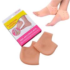 Silicone Gel Heel Pad Socks – Anti Crack Heel Protector, Moisturizing Foot Care Socks for Pain Relief & Support (Unisex)